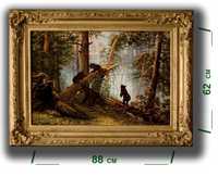 Картина Шишкіна "Ранок у сосновому лісі" 8500 грн. з рамою