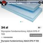 Styropian fundamentowy AQUA EPS P-160