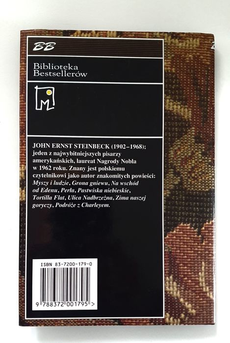 John Steinbeck Myszy i ludzie Biblioteka Bestsellerów BB