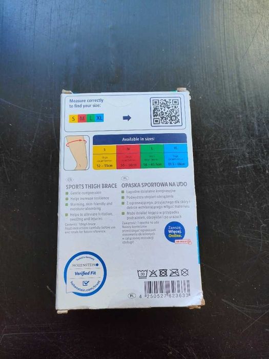 Opaska sportowa na udo XL Seniplast