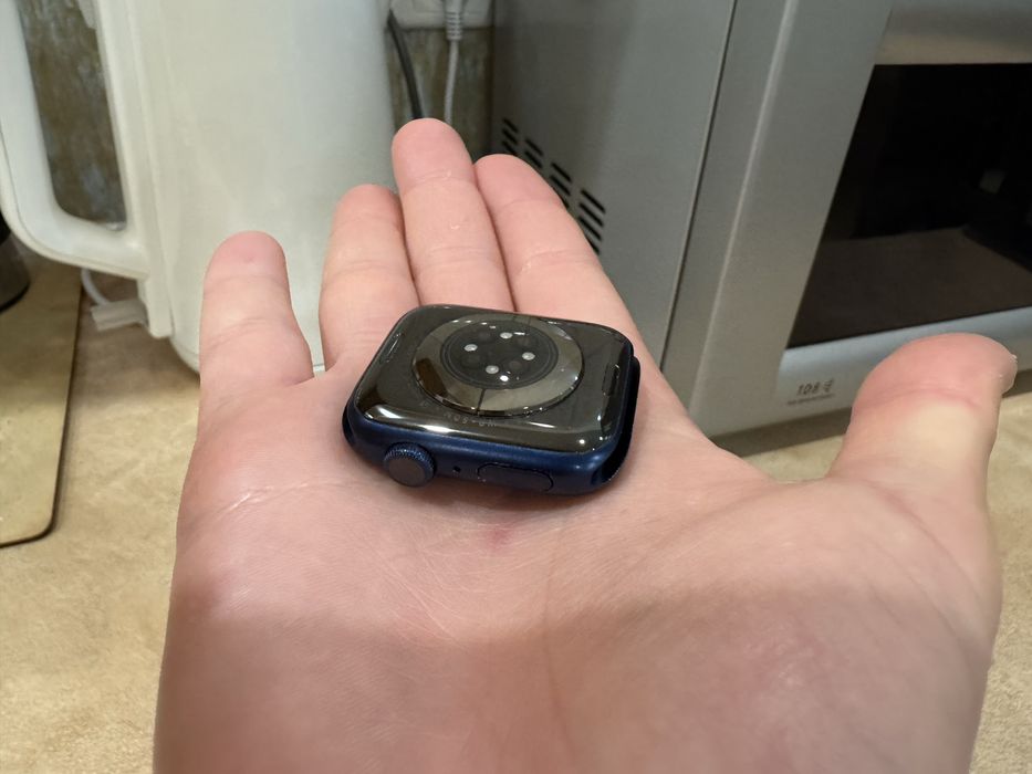 Часы наручные Apple watch siries 6 44 mm Blue GPS 79%