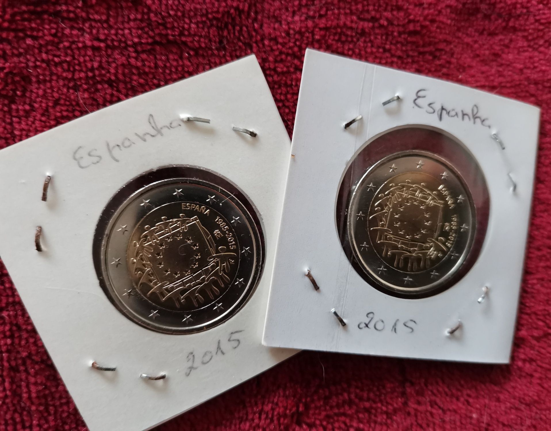 Moeda comemorativa de 2€ - Espanha 2015