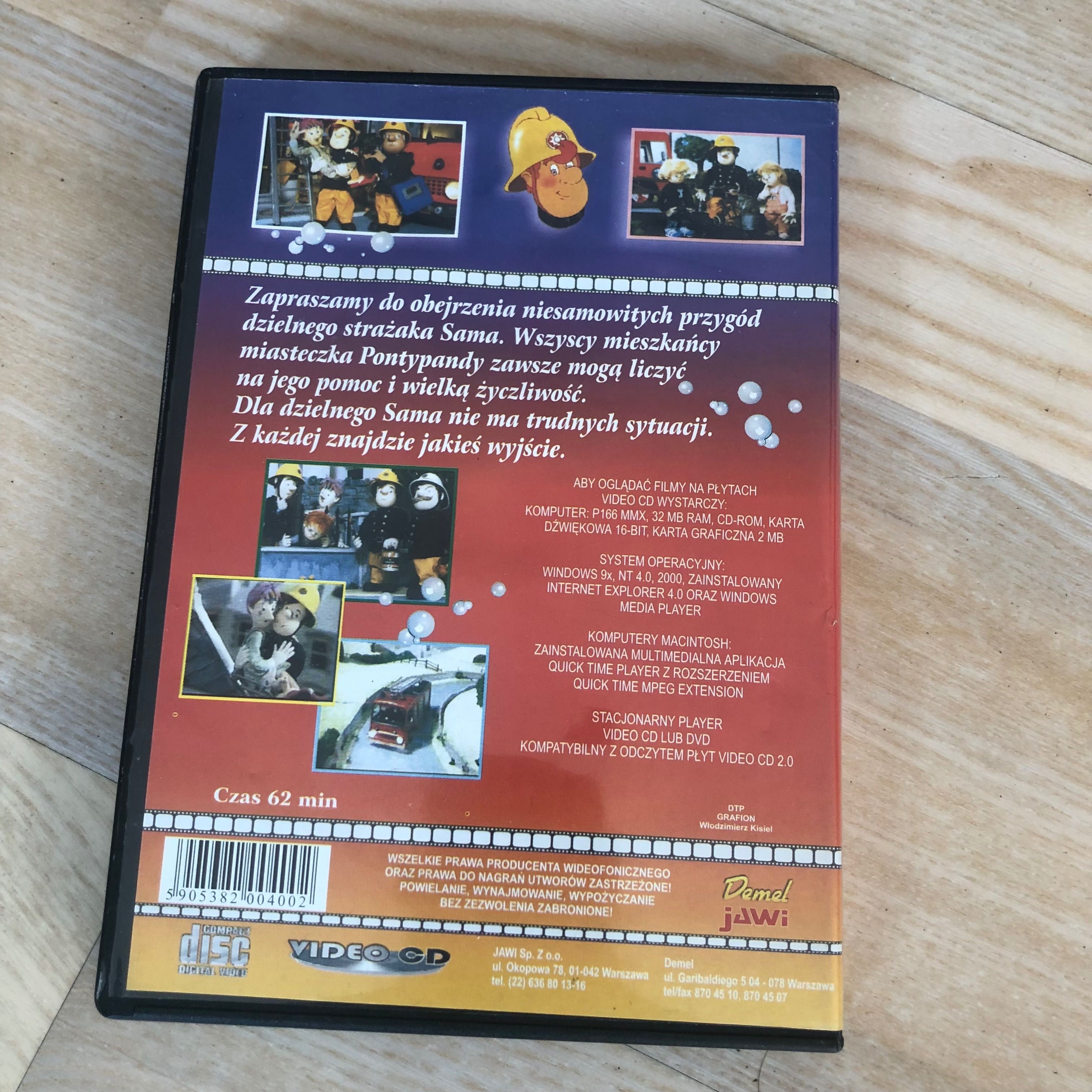 Płyta CD DVD Przygody Strażaka Sama