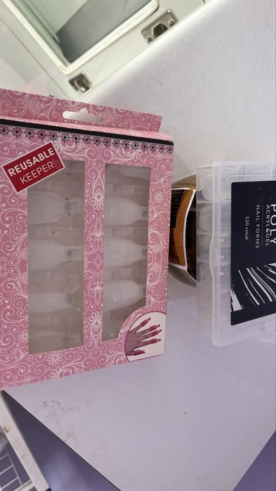 Lampa LED do paznokci + GRATIS zestaw do przedłużania paznokci