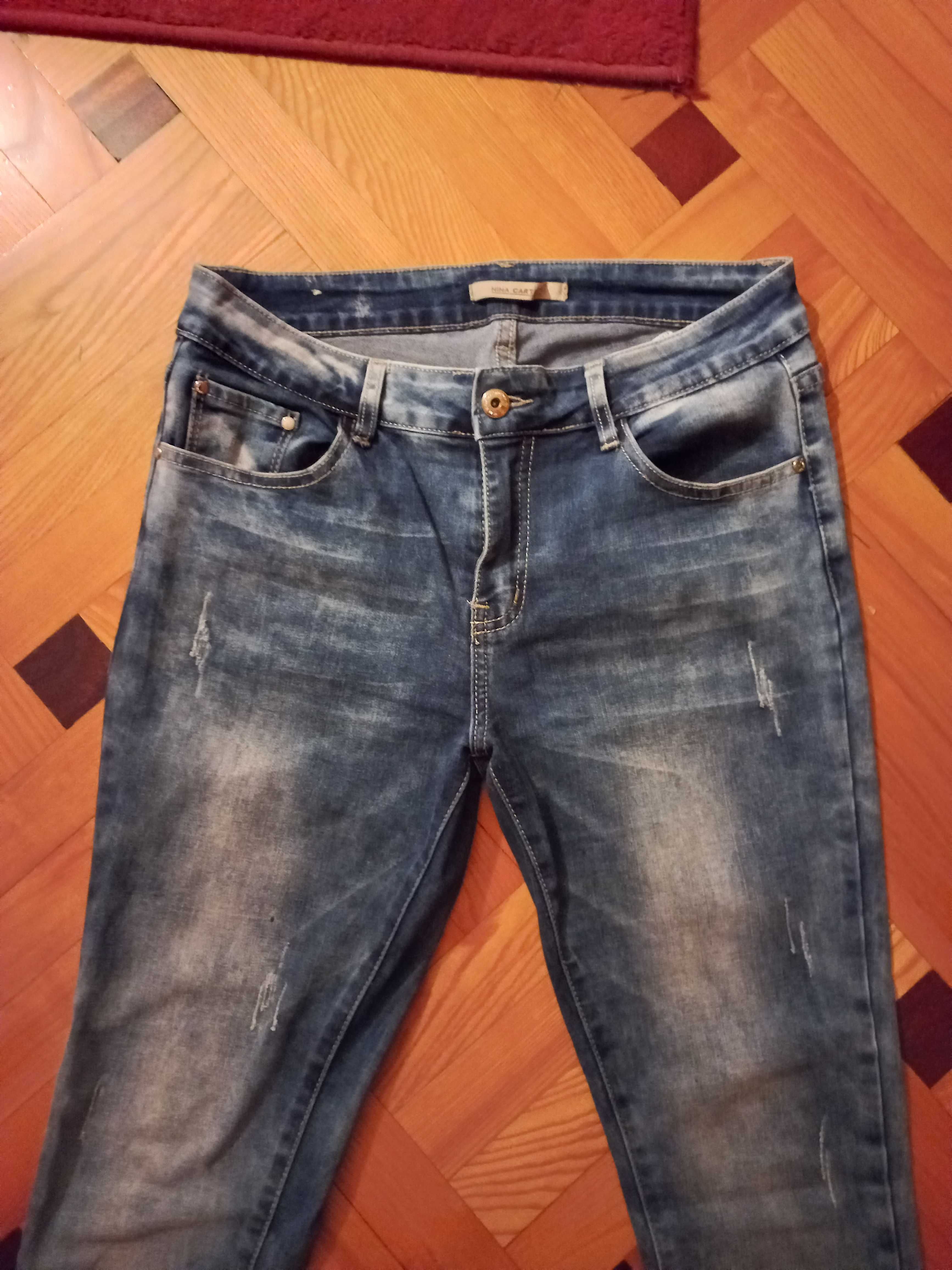 jeansy damskie rozmiar M 38 - Nina Carter - rurki