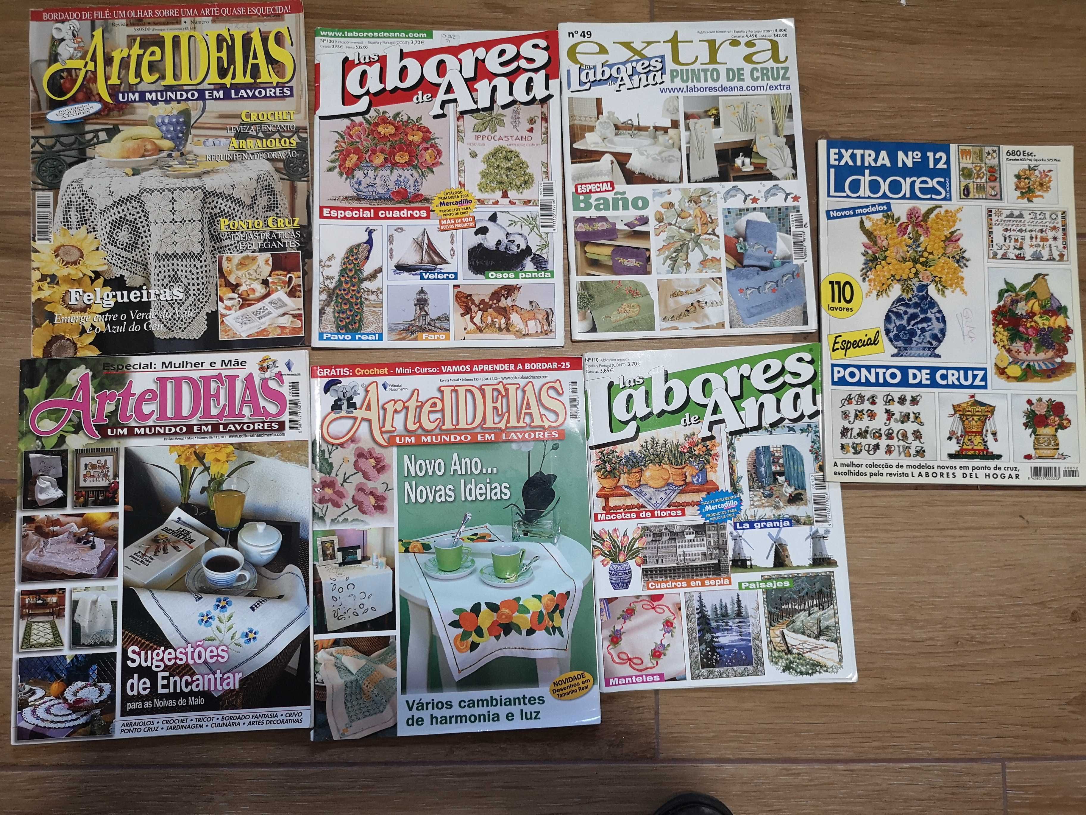 revistas de rendas e bordados