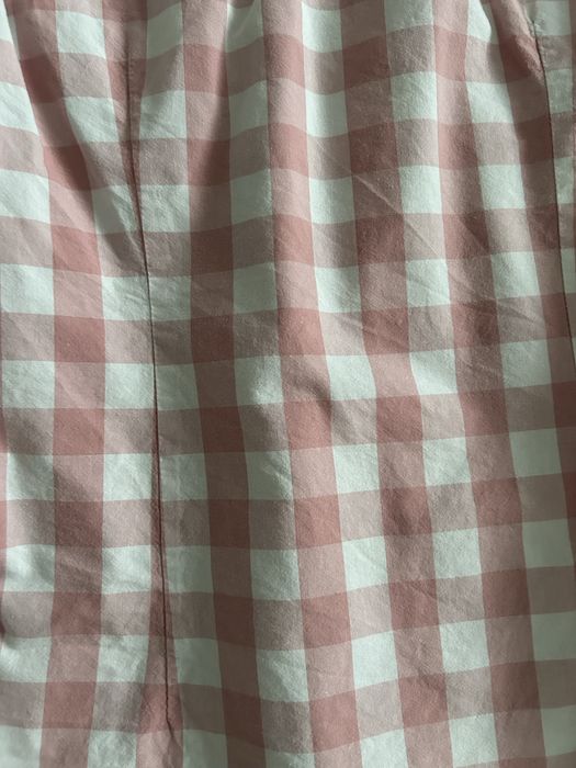 Różowo-biała koszula w kratę Diverse (M)