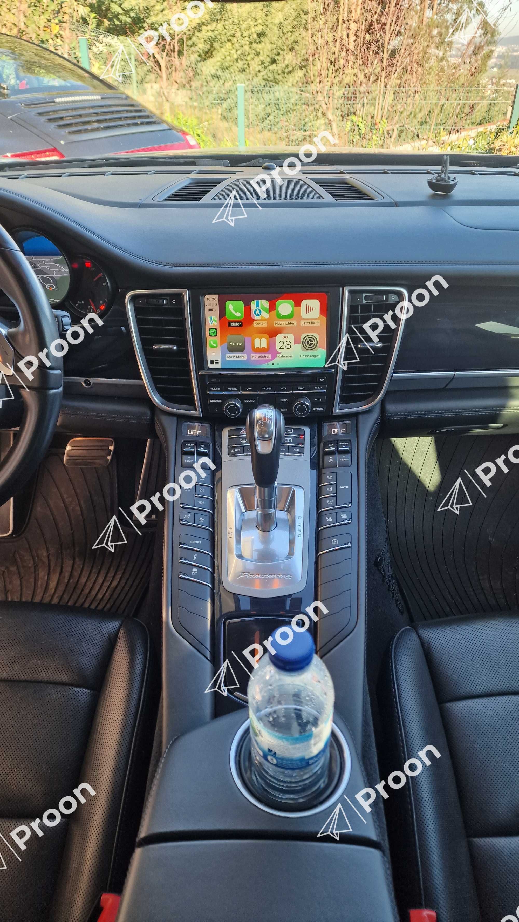 Porsche carplay android auto rádio Panamera Cayenne Cayman Macan 911