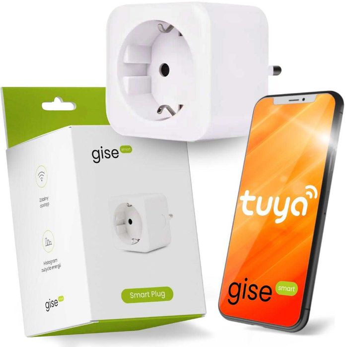 GISE Smart WiFi gniazdko z pomiarem energii i napięcia(35641)