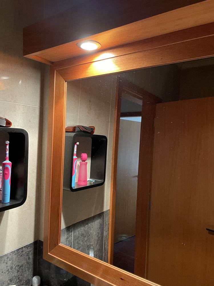 Movél com lavarorio e monocomando + Espelho com led integrado