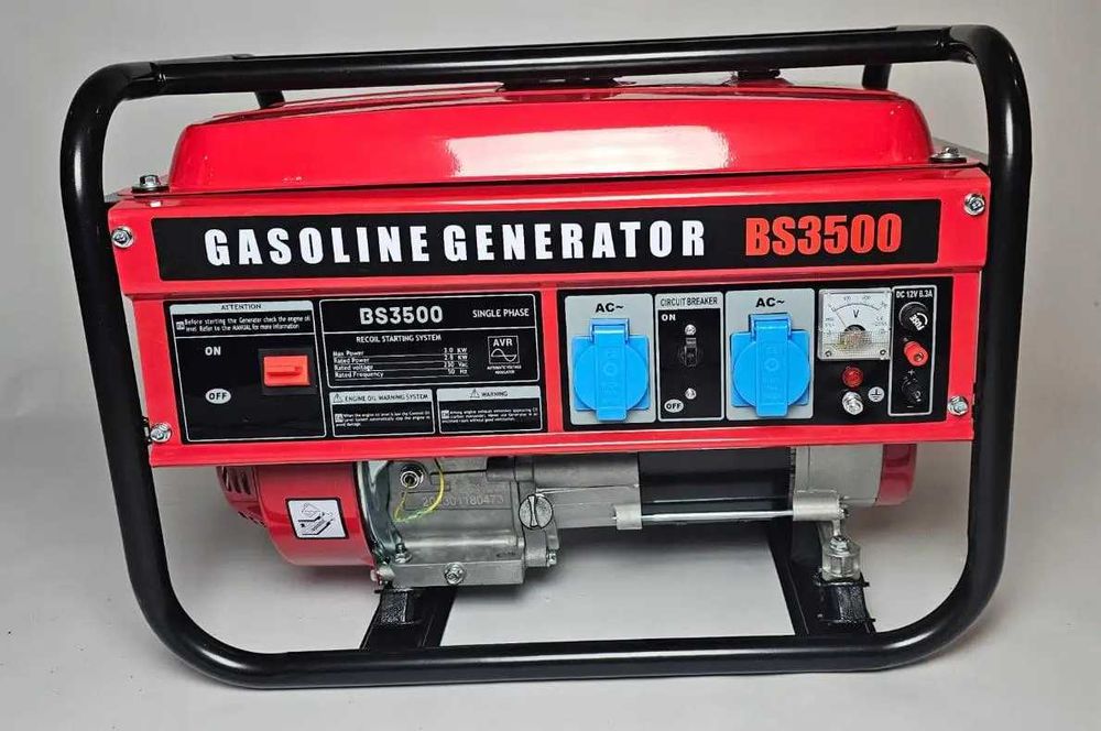 Портативний генератор POLAND BS3500, бензиновий 3.5 кВт 4-тактний 15 л