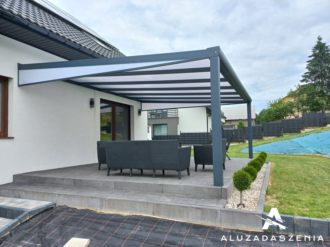 Aluminiowe zadaszenie tarasu, Pergola