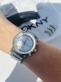 Oryginalny zegarek srebryn DKNY