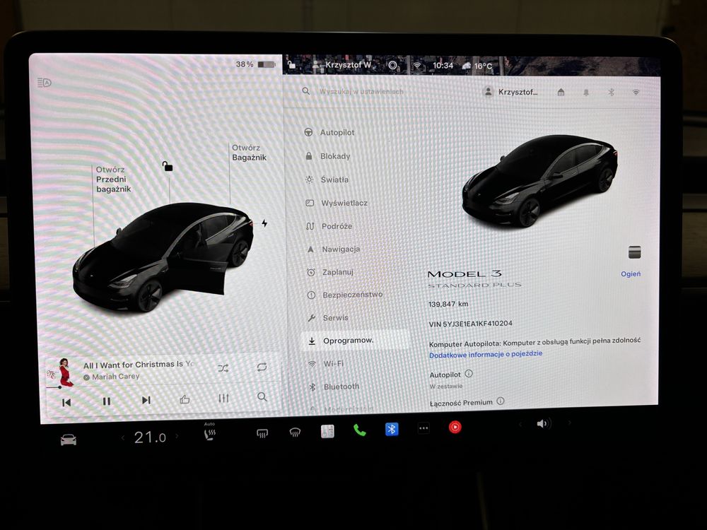 Tesla model 3 pełny Autopilot