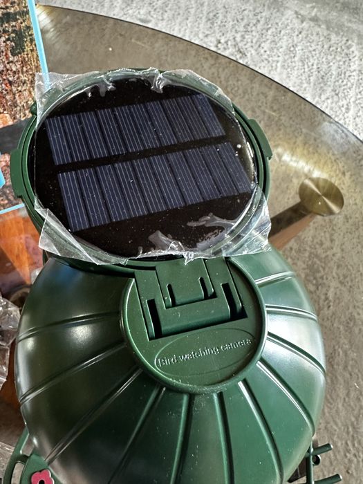 Годівниця для птахів Cozion з камерою, сонячний будиночок для птахів