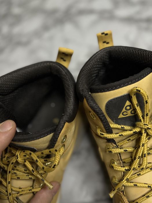 Ботинки из кожи Nike Acg оригинал размер 43 27,5 см