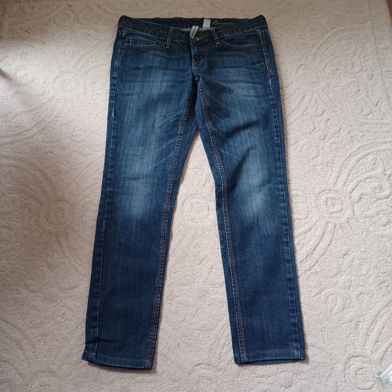 Spodnie jeansowe Mango ze streczem 38/40