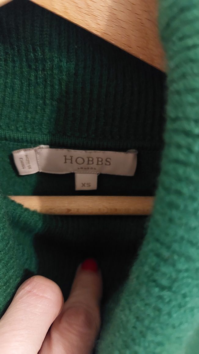 Sweter z wełny merynos Hobbs XS