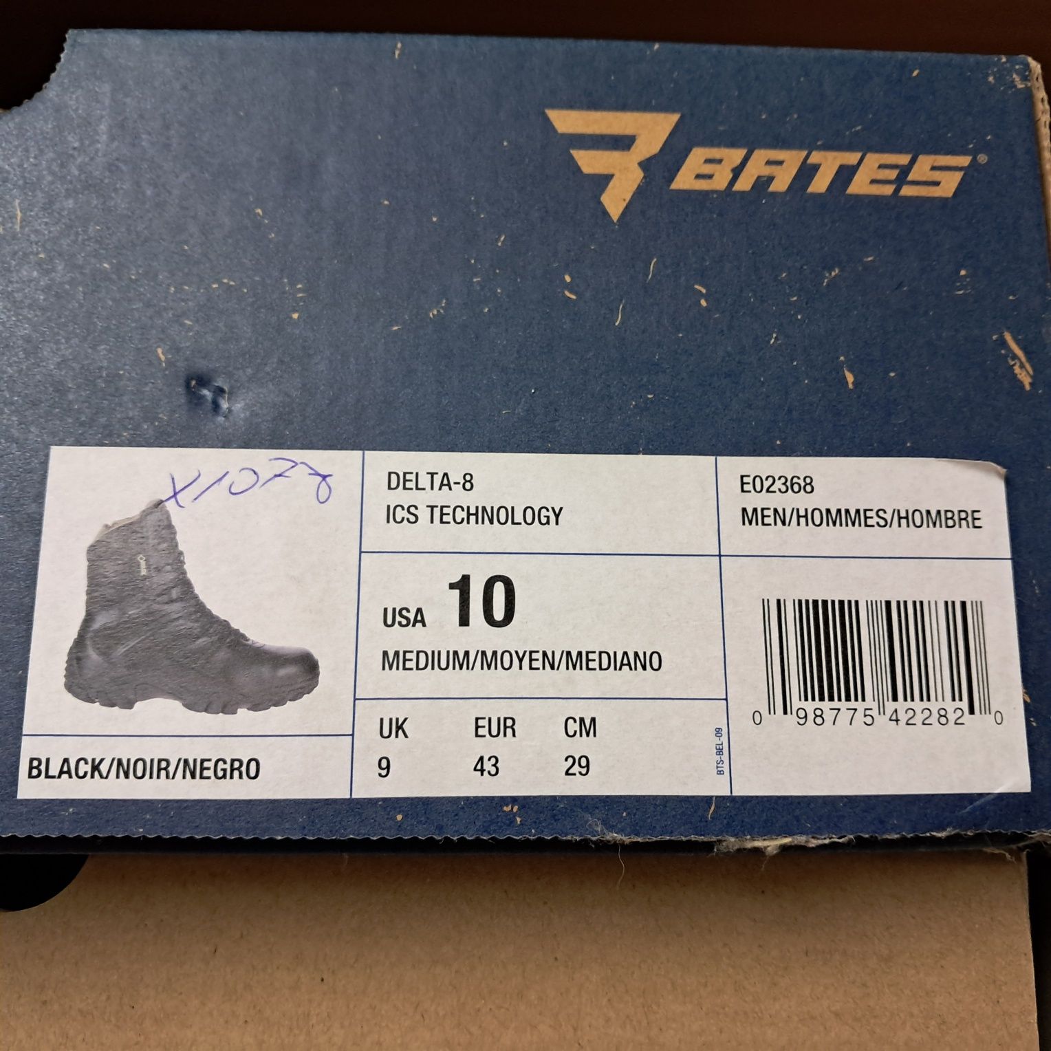 Nowe buty wojskowe, trekingowe Bates Delta 8 r. 43