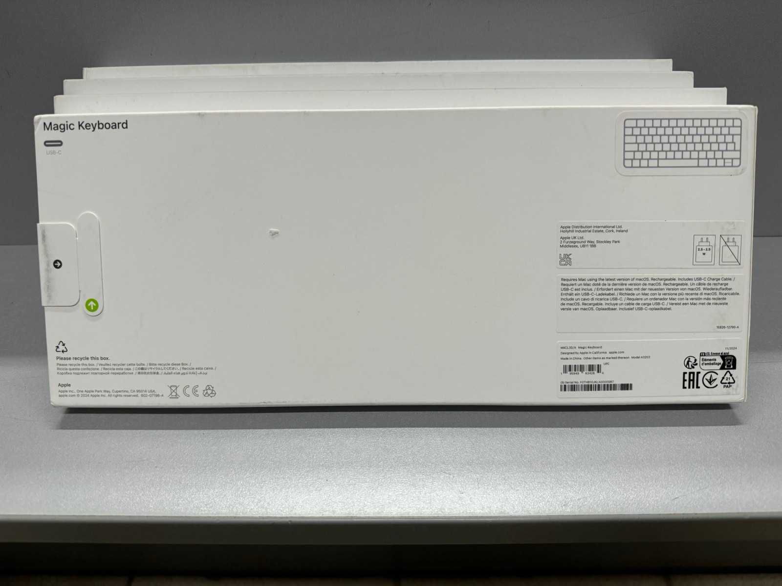 Клавіатура Apple magic USB-C white (MXCL3D/A) DE НОВА !!!