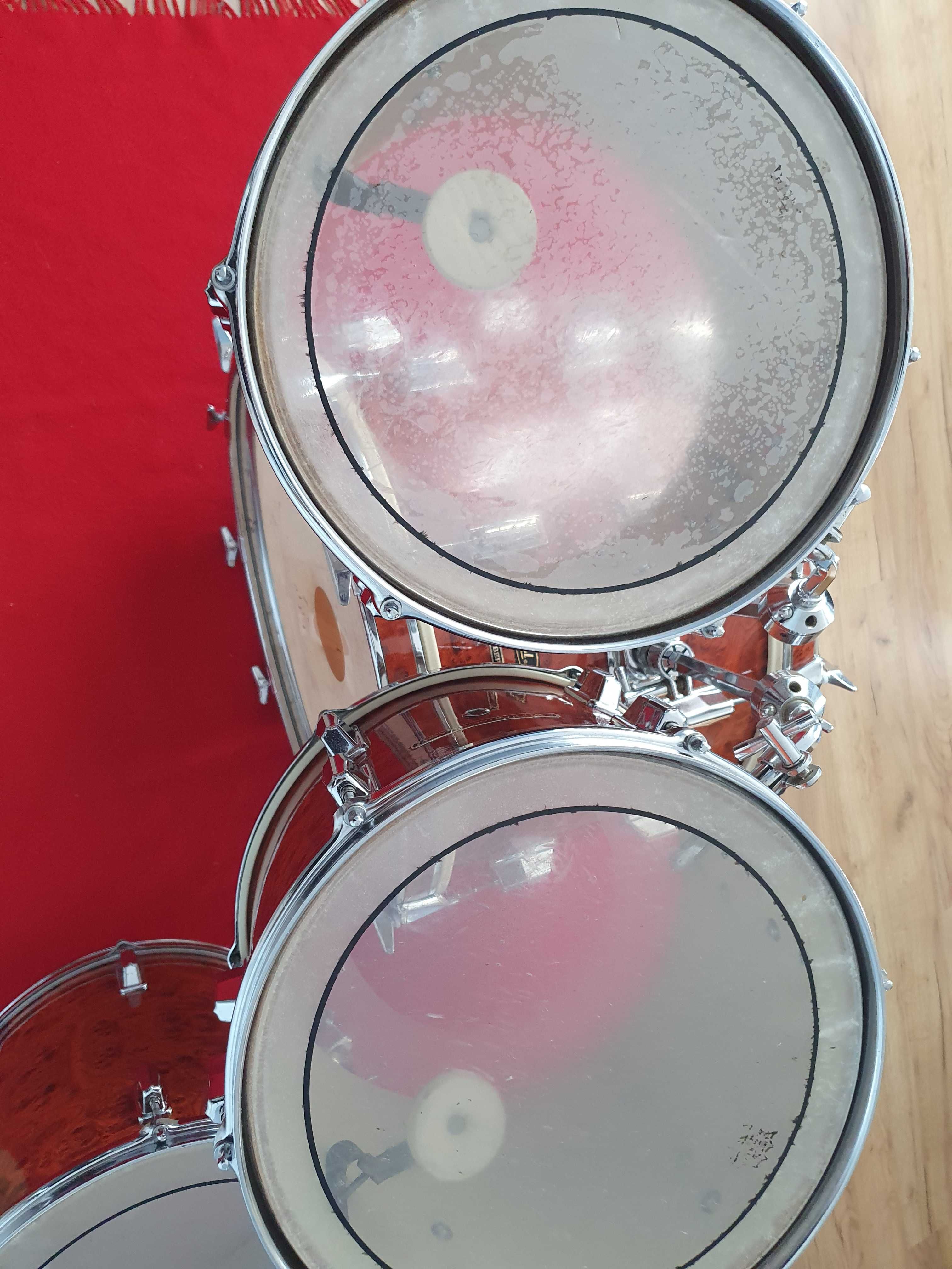 Perkusja Pearl Wood-Fiberglass 12,13,16,22" vintage shellset