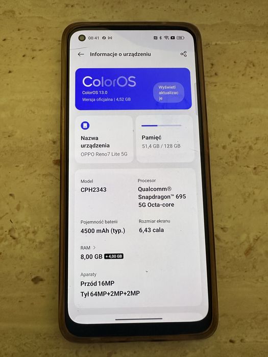 Oppo reno 7 lite 5g