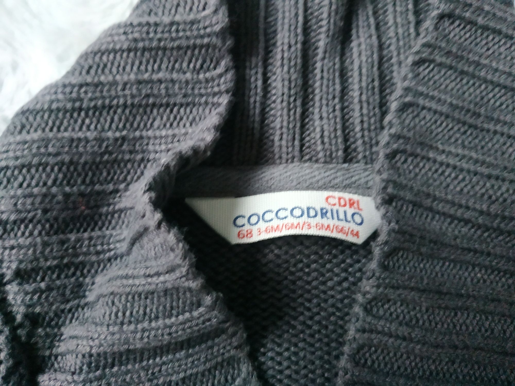 Sweter coccodrillo rozmiar 68