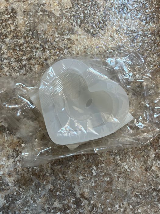 Forma silikonowa np do ozdabiania świec, serce z uśmiechem