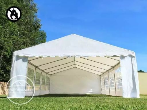 5x10m Namiot imprezowy, PVC 700, biały
