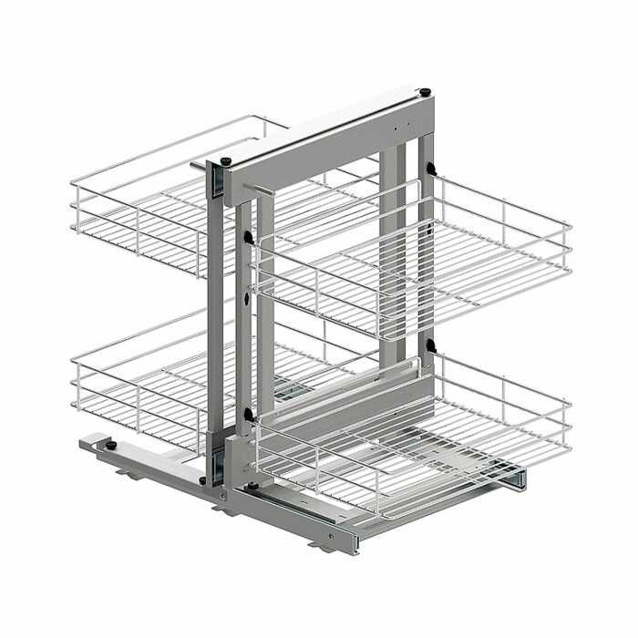 Kosz MAXIMA CLASIC CORNER comfort, lewy, 1000, chrom