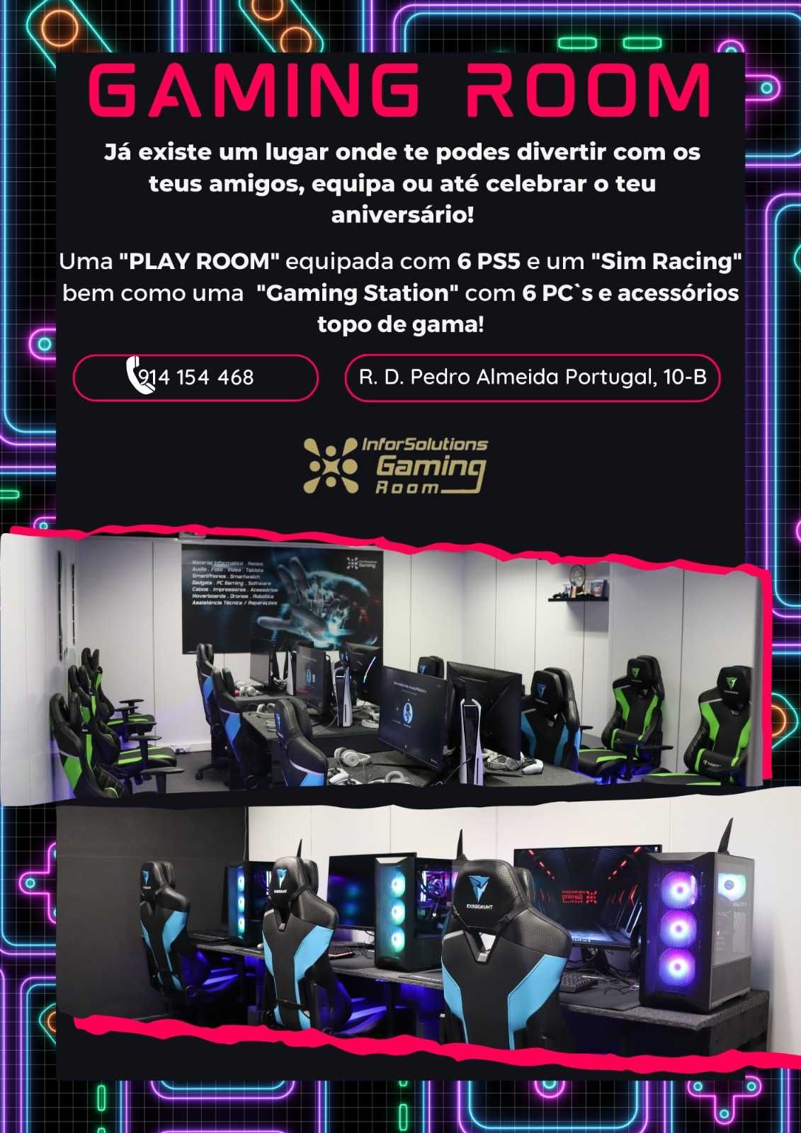 GamingRoom Alguer/eventos/bootcamps/festas de aniversario