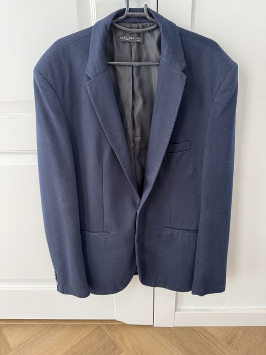 Garnitur wizytowy meski granatowy