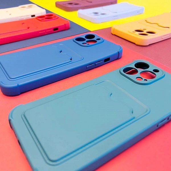 Card Armor Case etui pokrowiec do iPhone 13 mini portfel na kartę sili