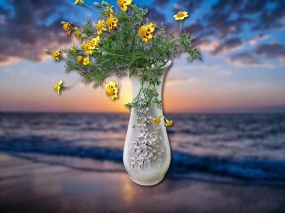 ваза напольная 60см