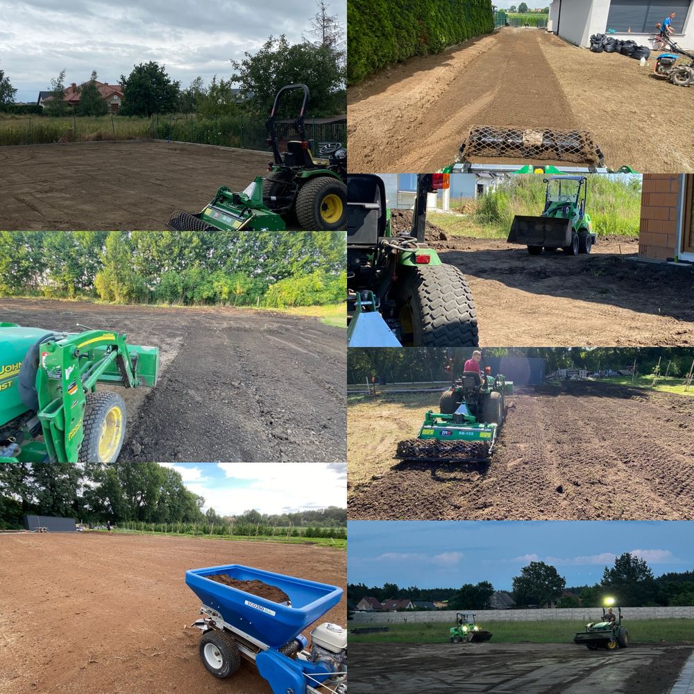 Ogrody, system nawadniający, bruki ogrodowe, oświetlenie, prace ziemne
