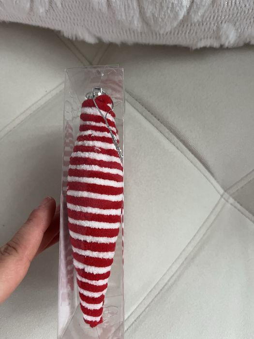 Puchate bombki zawieszka na choinkę zawieszka świąteczna nowa