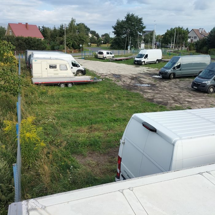 Plac teren ogrodzony 16 arów wynajmę najem wydzierżawię