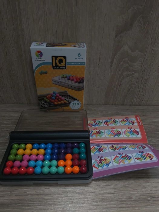 Nowa gra logiczna IQ ,łamigłówka ,układanka podróżna puzzle kulki