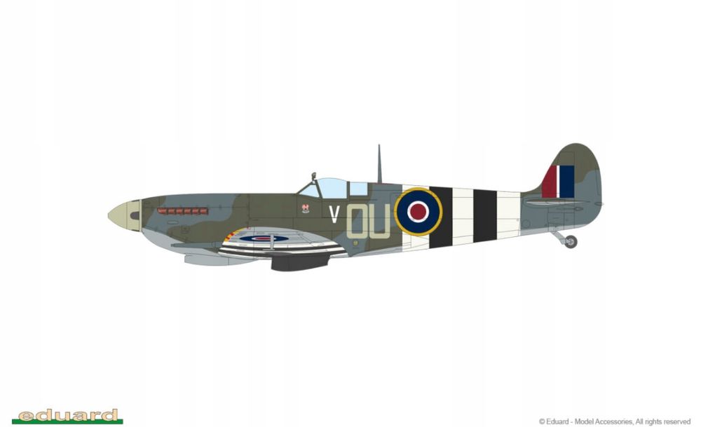Eduard 7473 model 1:72 samolot Spitfire Mk.IXc Late