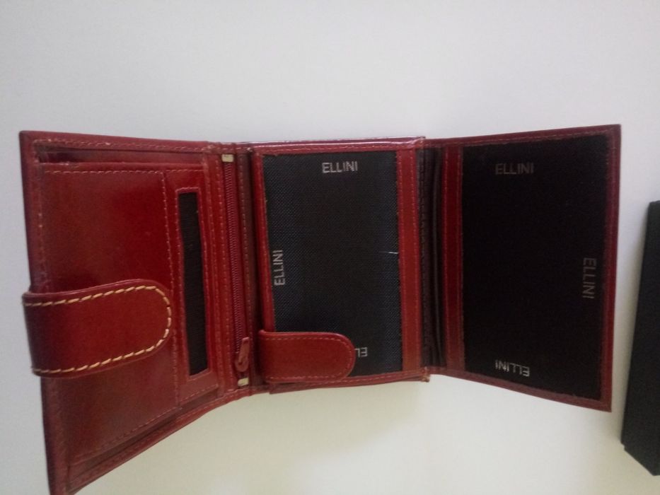 Portfel Ellini skórzany RFID