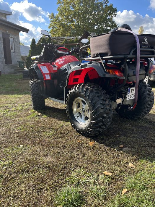 Quad cf moto 500 arlload kingway 4x4 long salon Polska doinwestowany
