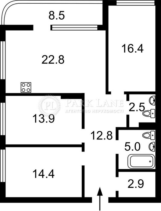 3-кімн., Причальна, ЖК Great, Дарницький, Зарічний, Славутич, Seven