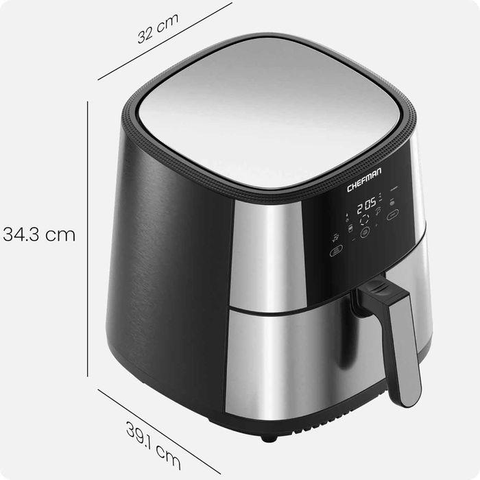 Chefman TurboFry frytkownica na gorące powietrze, rozmiar XL 7,6 l,