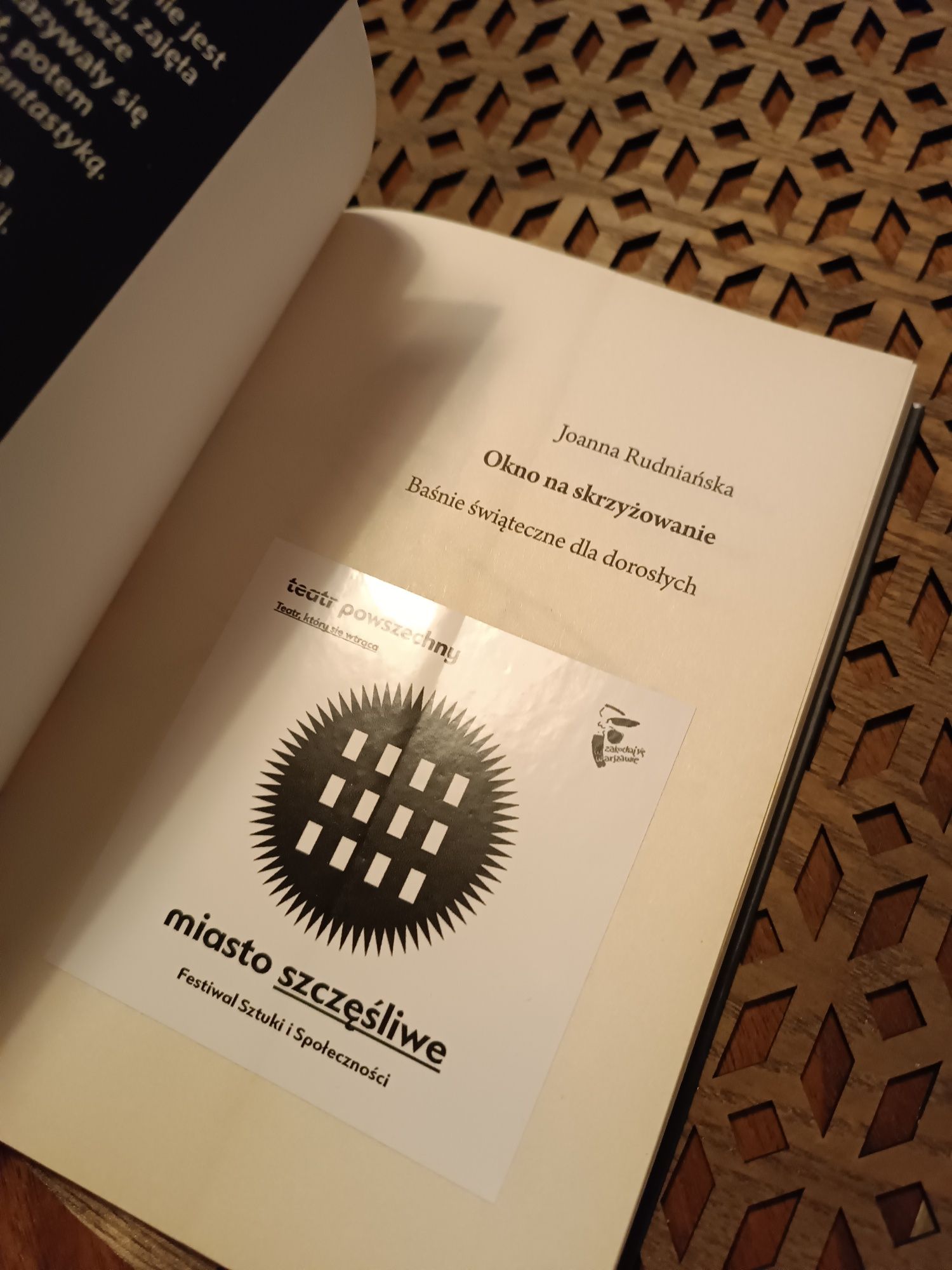 J. Rudniańska Okno na skrzyżowanie
Baśnie świąteczne dla dorosłyc