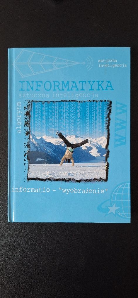 Zeszyt A5 twarda okładka 96 kartek w kratkę Informatyka