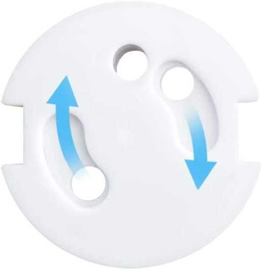 15x Zaślepki Blokady Gniazdek Kontaktów z Bolcem dla dzieci