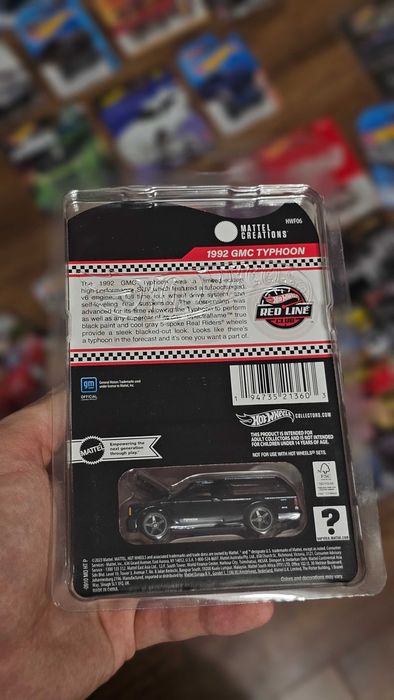 Hot Wheels 1992 GMC Typhoon RLC