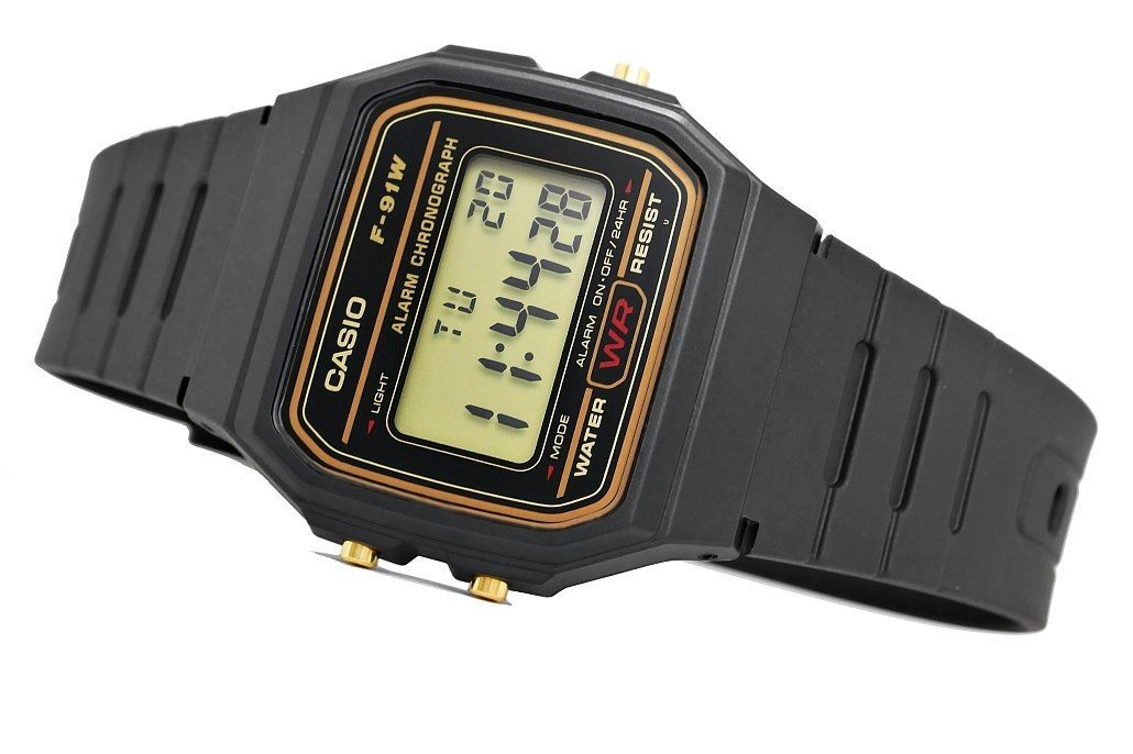 zegarek męski casio f-91wg-9qdf