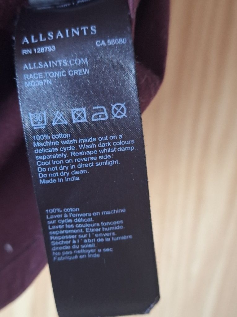 Podkoszulek All Saint rozm xs bawełna