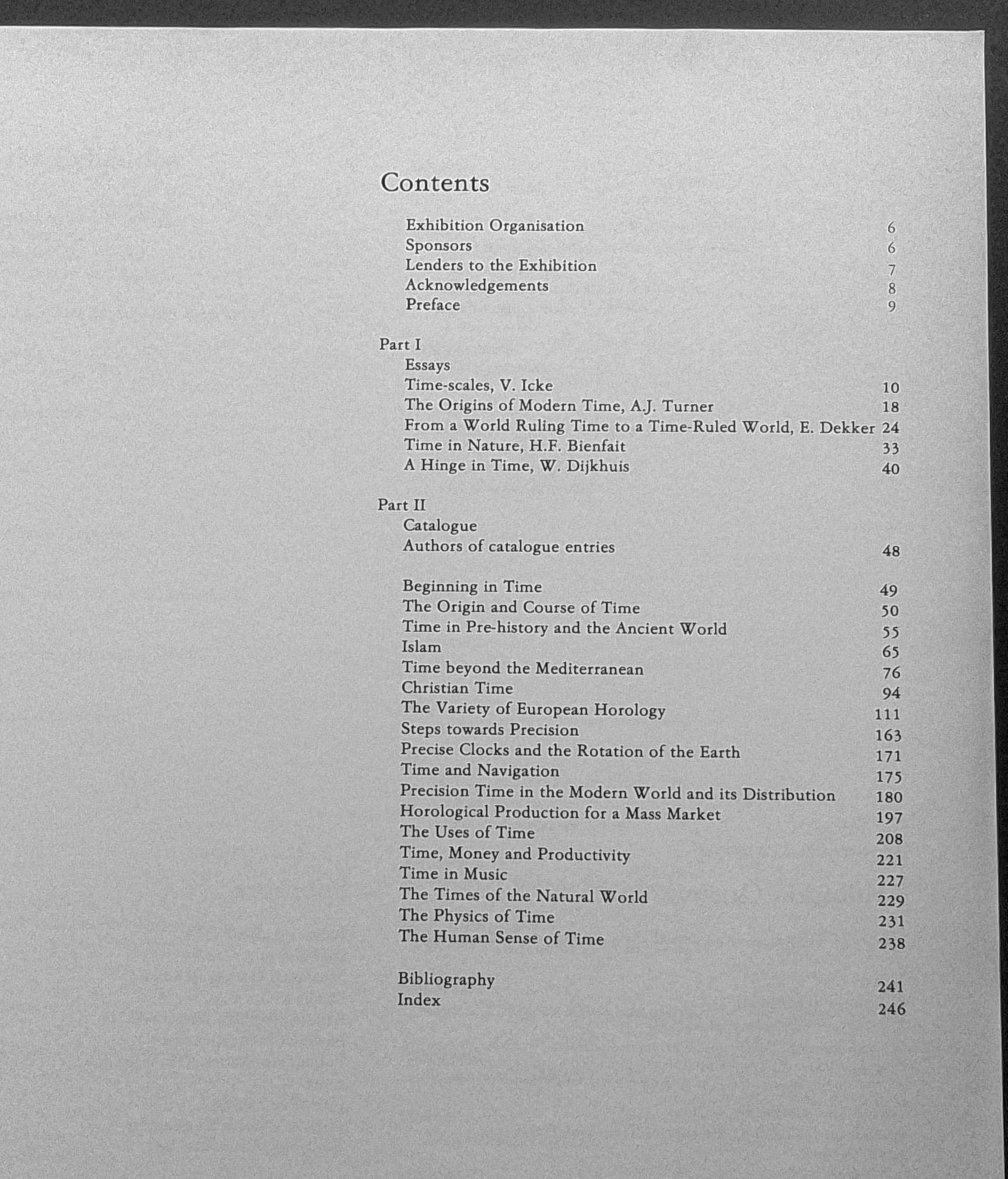 «Time: Catalogue», de A. J. Turner